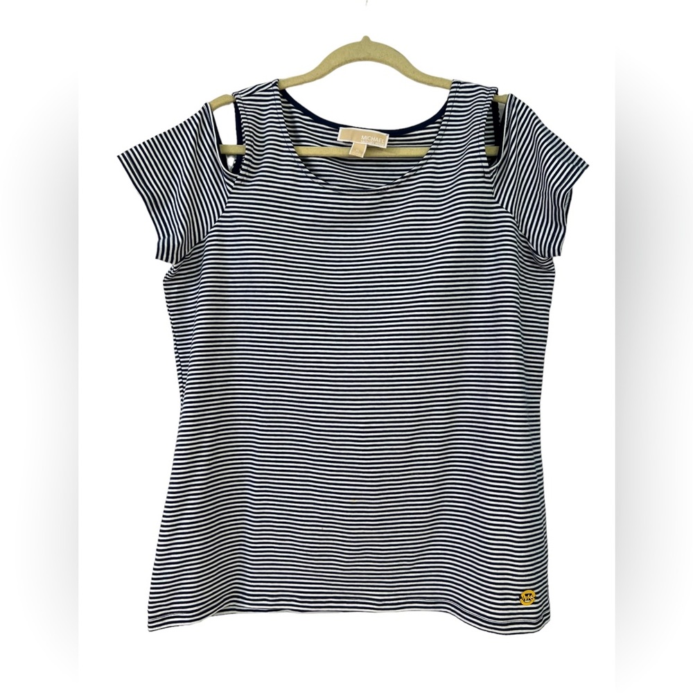 Michael Kors cold shoulder tee